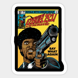 Ezekiel 25:17 Sticker